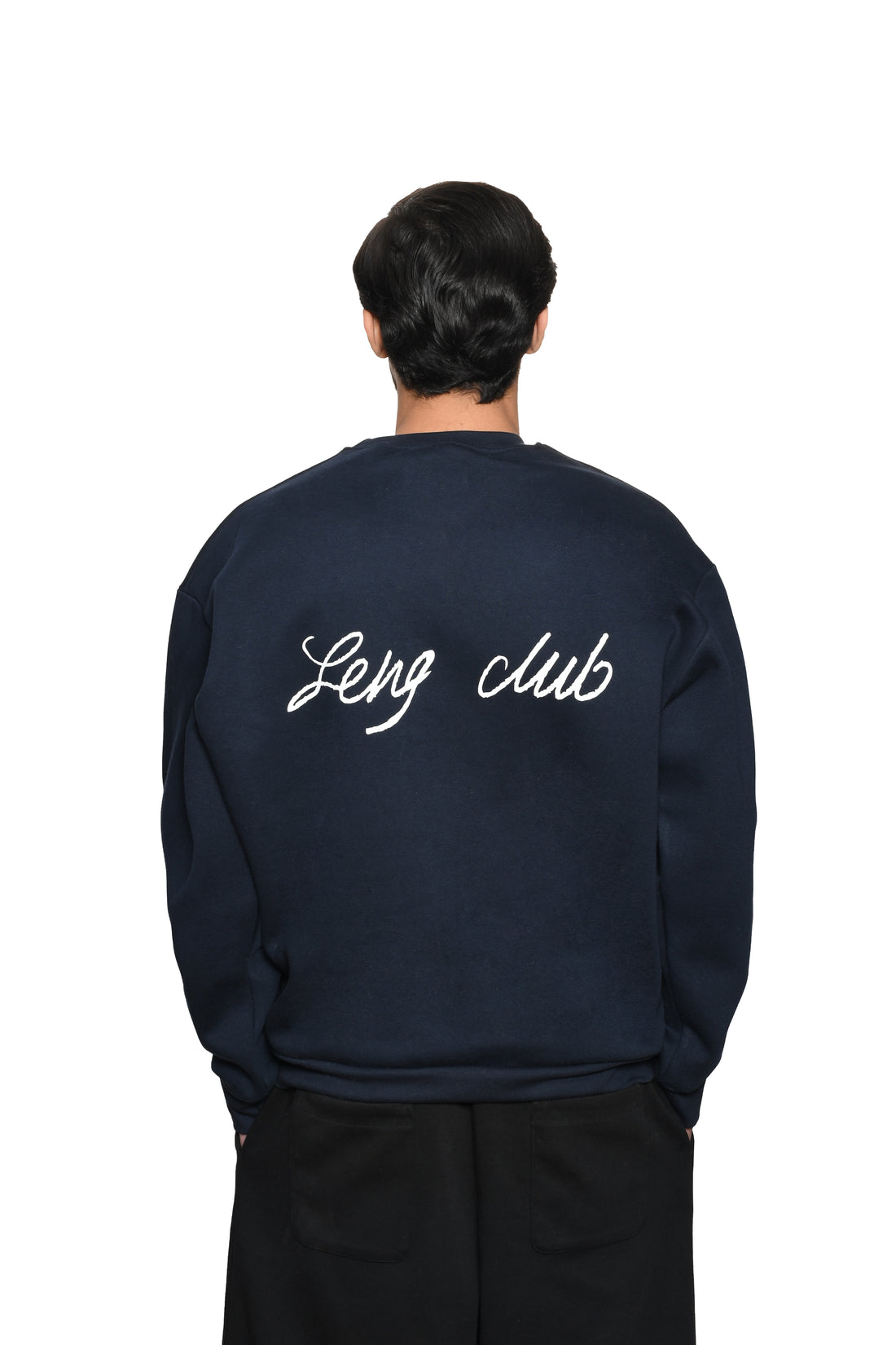 LENG CLUB SWEATER “NAVY BLUE”